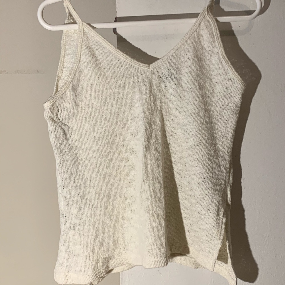 White tank top